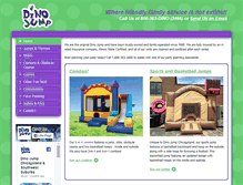 Tablet Screenshot of dinojumpchicagoland.com